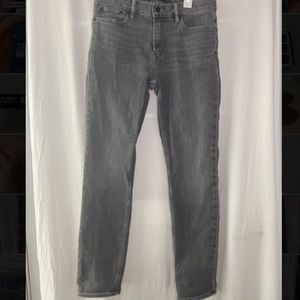 Banana Republic Mens Gray Travel Jeans Size 31x32 Slim Fit Denim Tapered Casual
